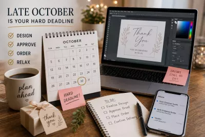 Custom Ornaments and Wine Bottle Bags: Why Late October Is the Real Deadline for December Weddings and Holiday Parties