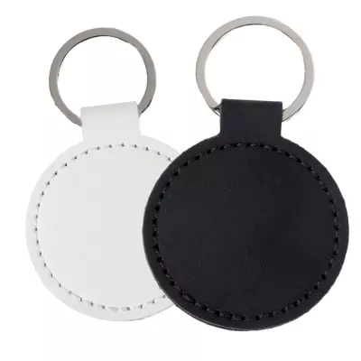 A158 Personalized PU Leather Keychain – Custom Key Ring, Key Holder, Bag Tag & Bag Charm