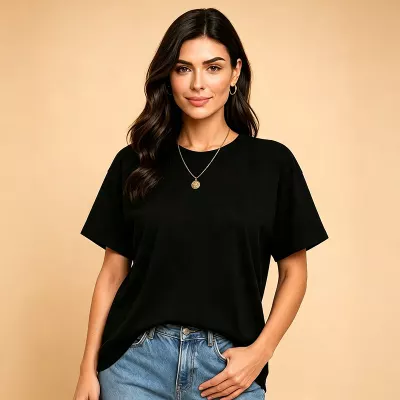 FST Polyester Women's T-Shirt – Women's Tee, Ladies' Shirt, Casual Top, Short-Sleeve Shirt & Outfit