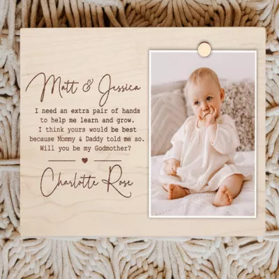 A492 Wooden Photo Frame – Linden Wood & Radiata Pine Plywood Picture Frame, Photo Display Frame for Photos Under 12.7 × 17.8 cm