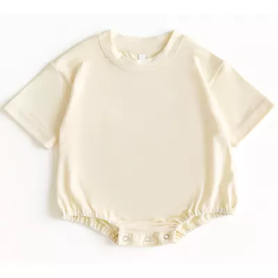 A153 Polyester Baby Bubble Romper, Oversized T-Shirt Romper, Baby Jumpsuit, Baggy Bubble Romper, T-Shirt Bubble Romper & Baby One-Piece Outfit
