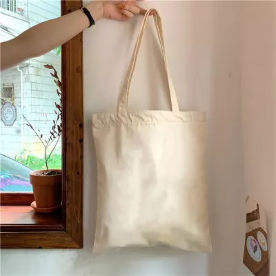 TB-F Canvas Tote Bag – Reusable Shopping Bag, Shopper Bag, Shoulder Bag, Handbag & Storage Bag