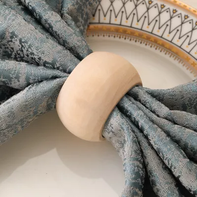 A431 Schima Wood Napkin Ring – Wooden Napkin Holder, Napkin Ring Holder, Table Setting Decor & Dining Table Accessory