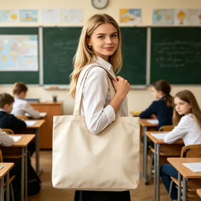 TB-E Canvas Tote Bag, Reusable Shopping Bag, Shopper Bag, Shoulder Bag, Handbag & Storage Bag