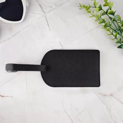 A115 Personalized PU Leather Luggage Tag – Custom Bag Tag, Travel Luggage Label, Suitcase Tag & Gift
