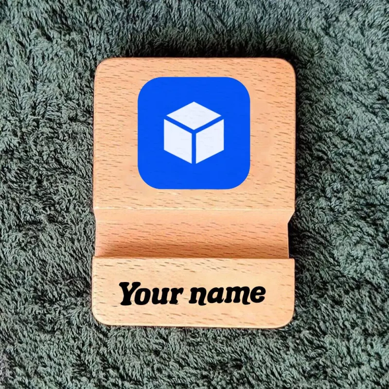 Custom Company Logo Phone Stand for Corporate Desk Use