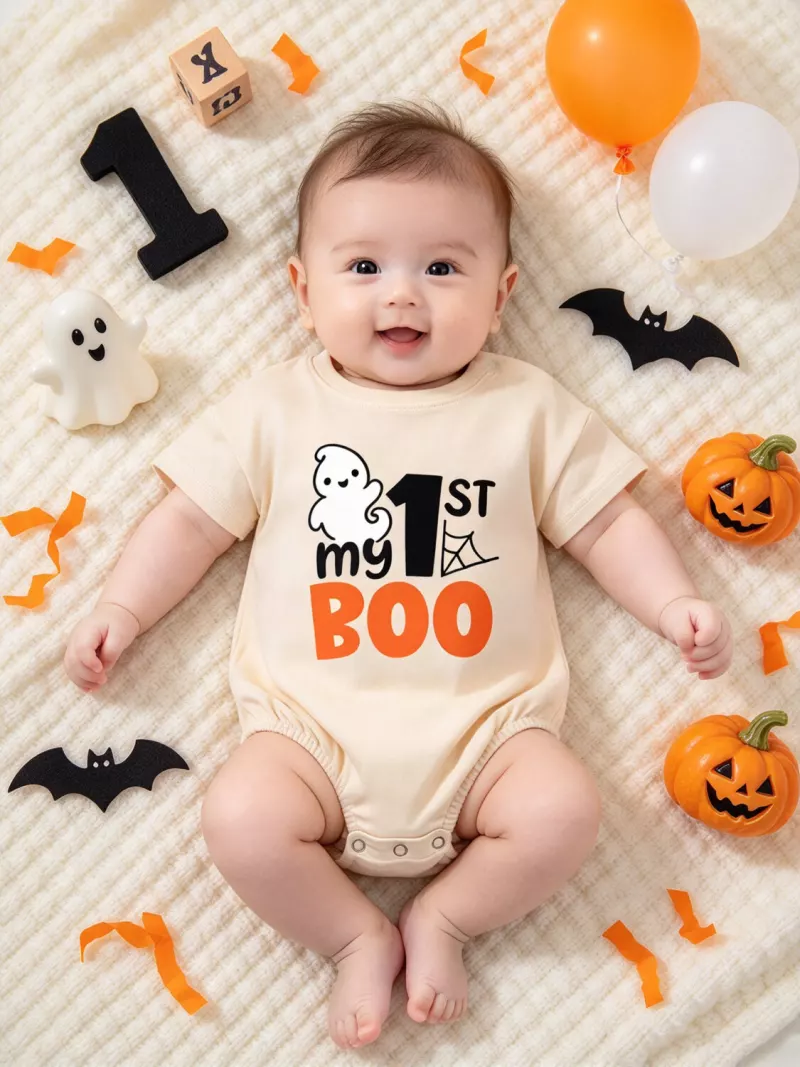 My 1st Boo Baby Bodysuit for a First Halloween