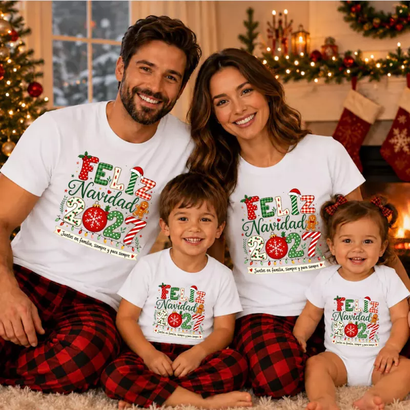 Feliz Navidad Christmas Shirt for Family Holiday Celebrations