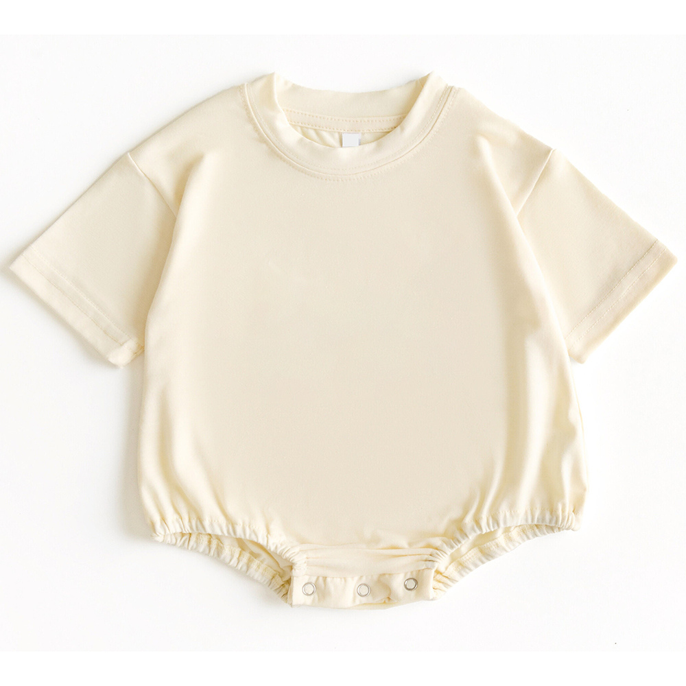 A153 Polyester Baby Bubble Romper, Oversized T-Shirt Romper, Baby Jumpsuit, Baggy Bubble Romper, T-Shirt Bubble Romper & Baby One-Piece Outfit