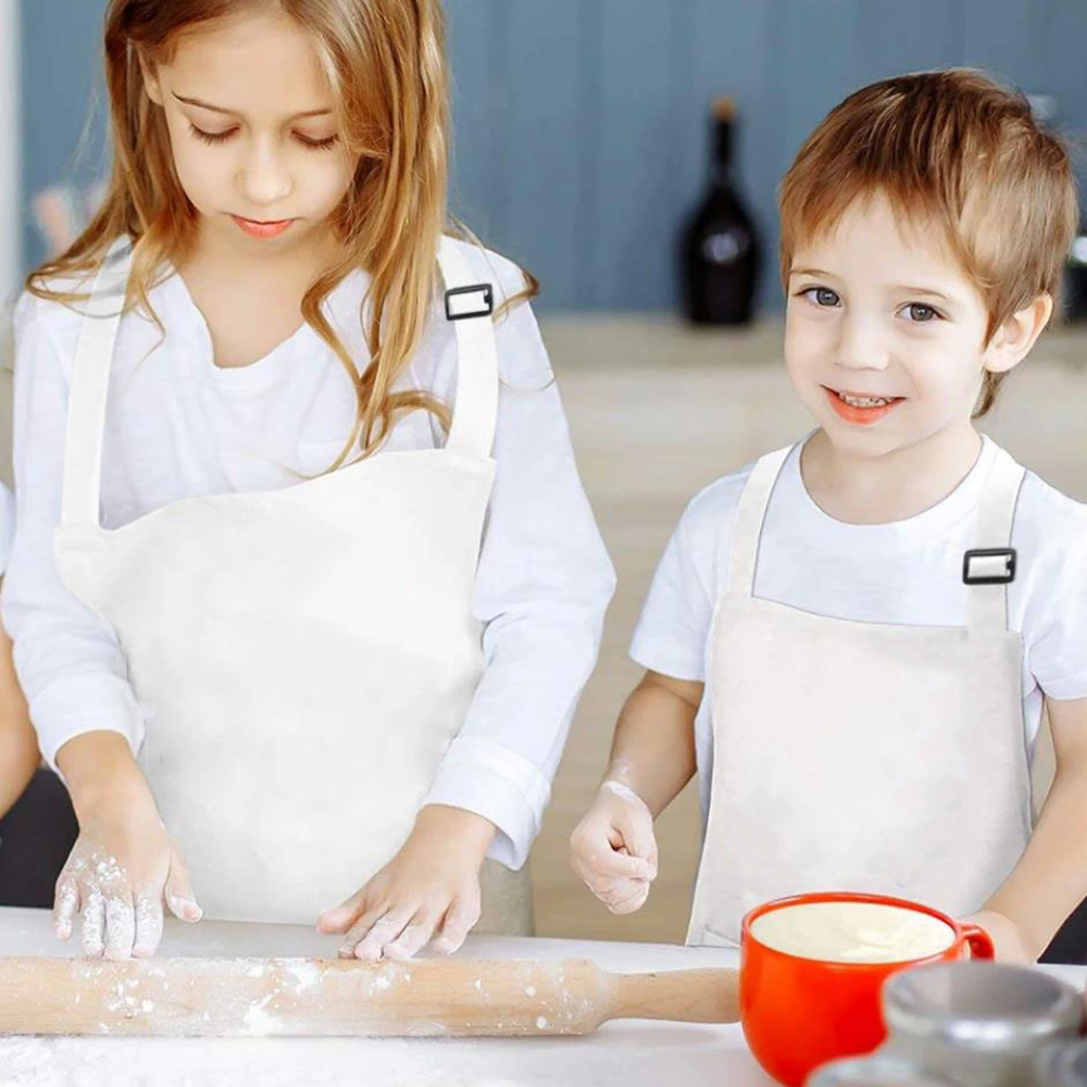A122 Polyester Children's Apron – Kids Kitchen Apron, Cooking Apron, Baking Apron, Chef Apron & Work Apron