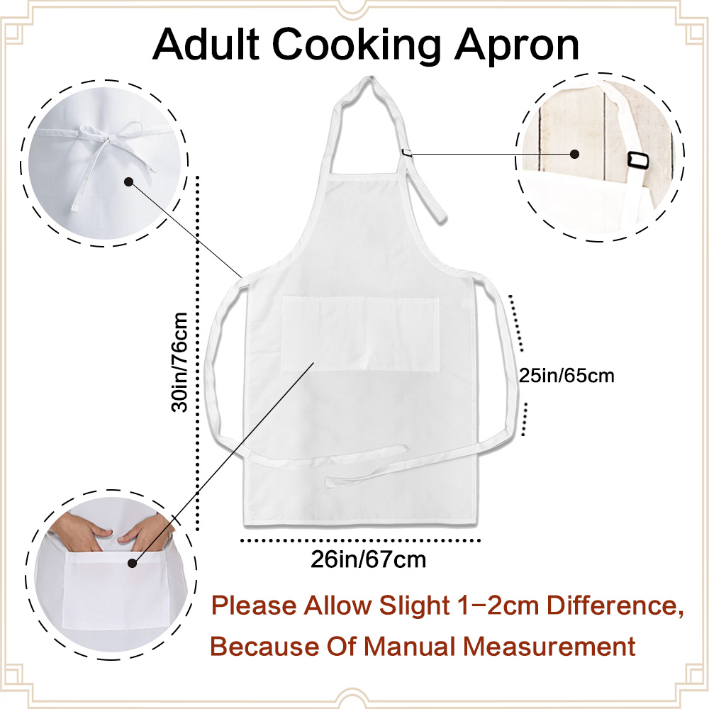 A121 Polyester Apron – Kitchen Apron, Cooking Apron, Baking Apron, Chef Apron & Work Apron