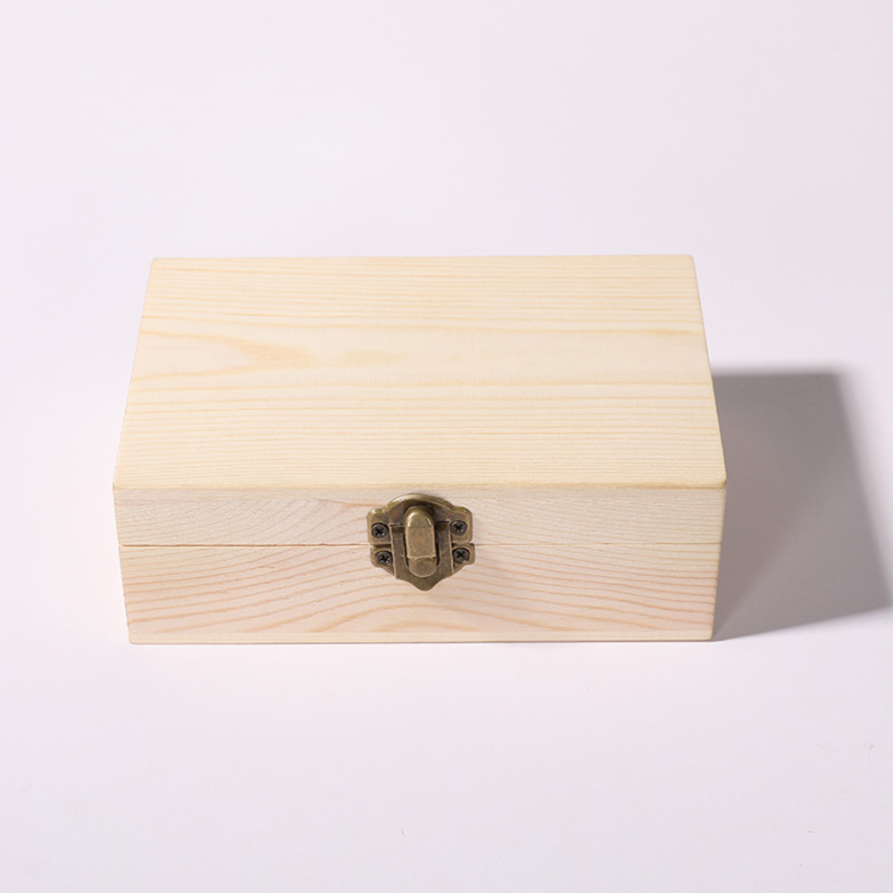 A103 Scots Pine Wooden Keepsake Box – Christmas Eve Box, Wooden Memory Box, Memory Storage Box, Gift Box & Holiday Gift