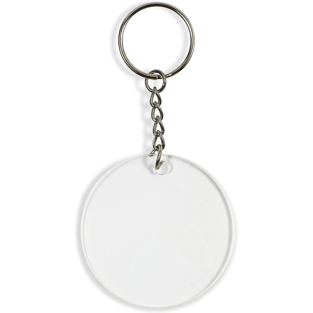 A102 Personalized Acrylic Keychain – Custom Acrylic Key Ring, Key Holder & Bag Charm, Corporate Gifts, Group Gifts & Holiday Gifts