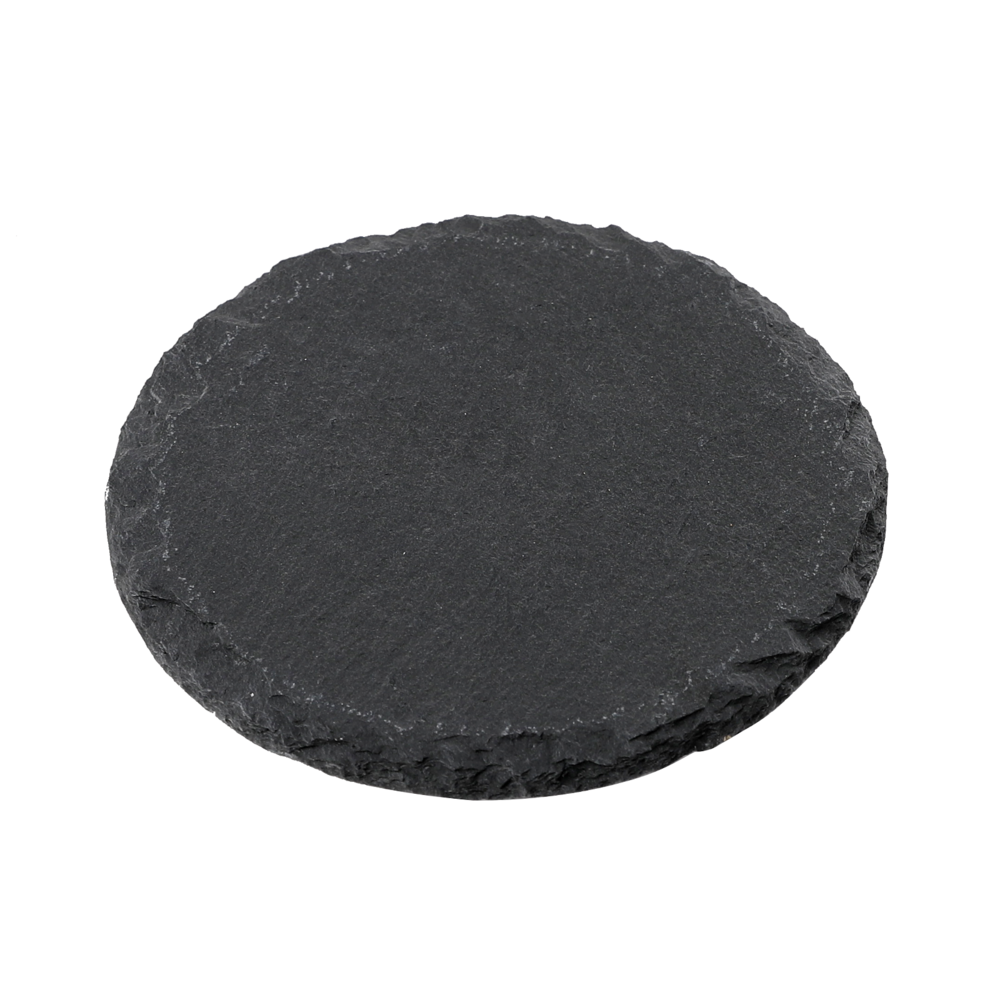A041 Natural Stone Slate Coaster – Drink Coasters for Tea, Coffee, Beer, Wine & Other Drinks, Table & Home Bar Decor