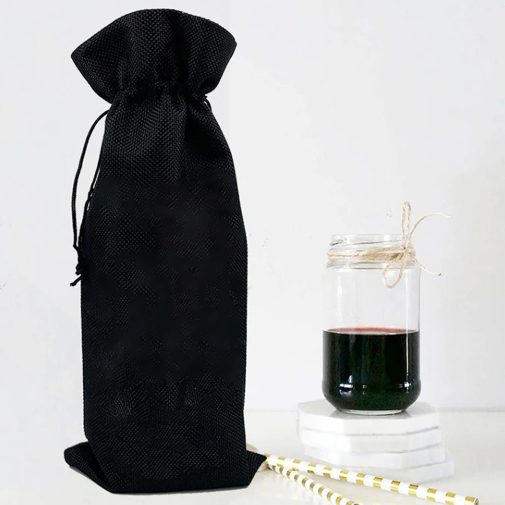 A031. Polyester Wine Bottle Bag – Drawstring Wine Gift Bag, Reusable Bottle Gift PouchA031. Polyester Wine Bottle Bag – Drawstring Wine Gift Bag, Reusable Bottle Gift Pouch