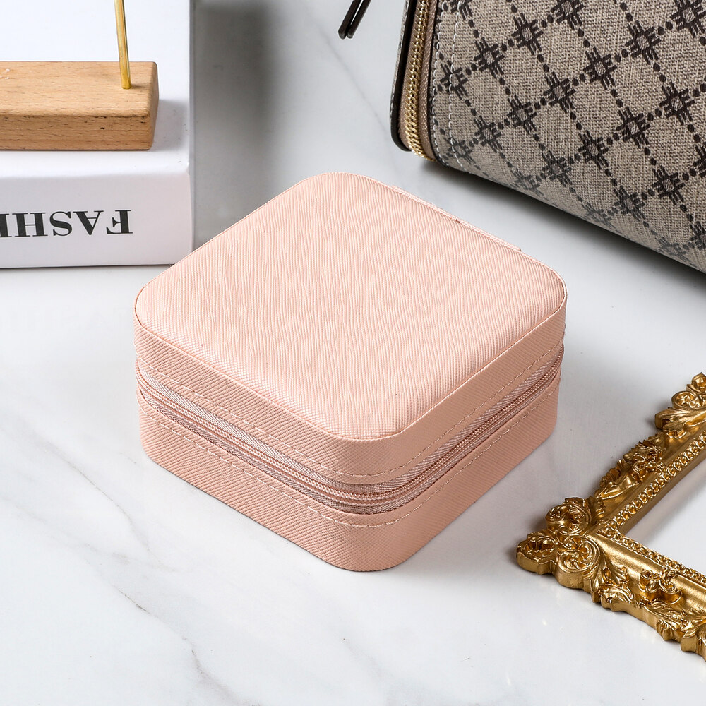 A022 PU Leather Jewelry Box, Portable Jewelry Case, Travel Jewelry Organizer & Jewelry Storage Case