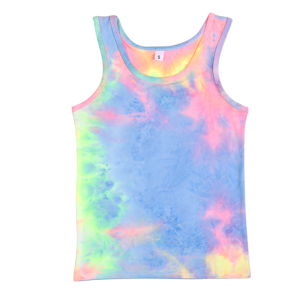 A026 Personalized Polyester Kids' Tank Top – Custom Children's Tank Top, Kids' Sleeveless Top, Casual Vest & Summer Top