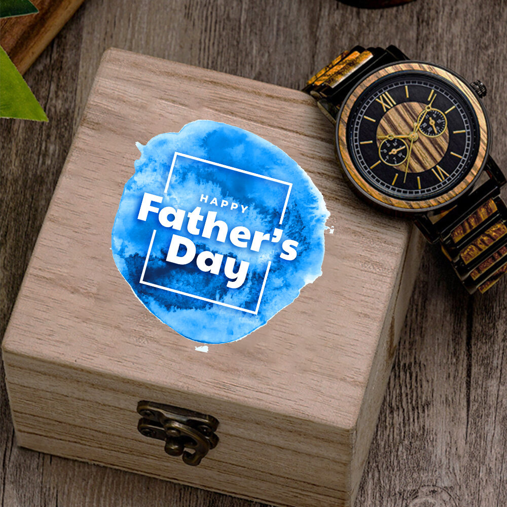 A428 Paulownia Wood Watch Box – Engraved Watch Box, Wooden Watch Storage Case, Wood Watch Case & Watch Organizer