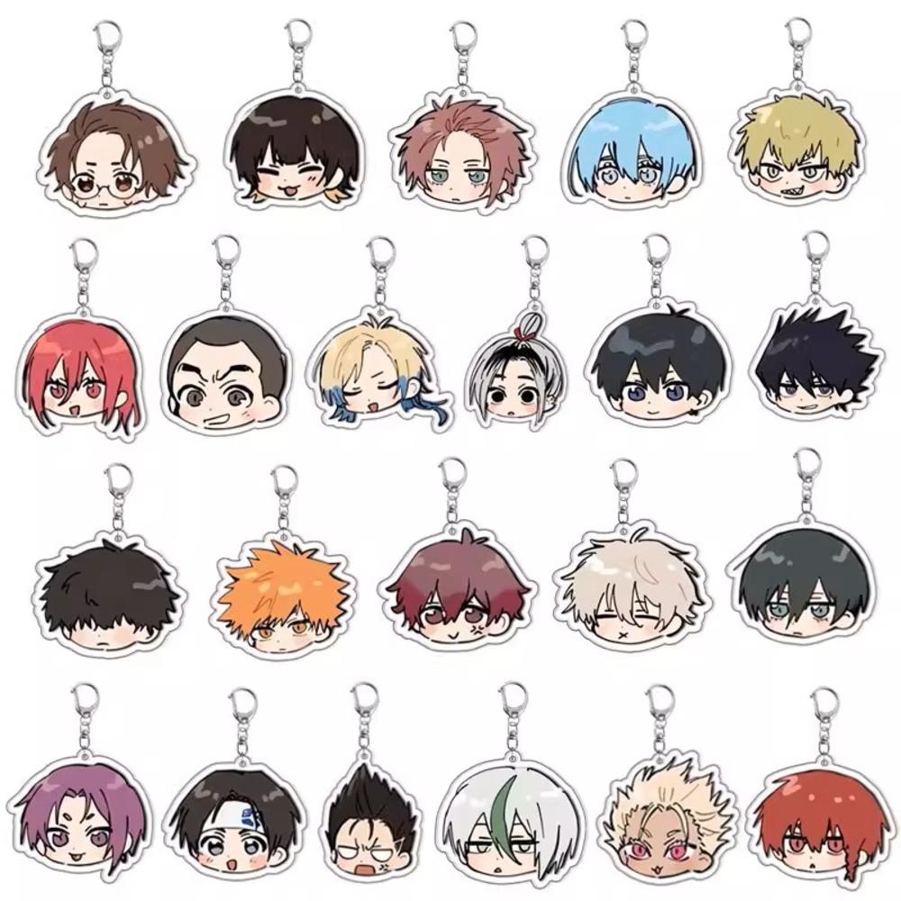 A518 7cm Shaped Acrylic Keychain – 2mm Clear Acrylic Key Ring with Lobster Clasp, Custom Key Holder & Bag Charm